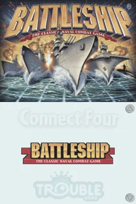 4 Game Pack! - Battleship + Connect Four + Sorry! + Trouble (USA) screen shot title